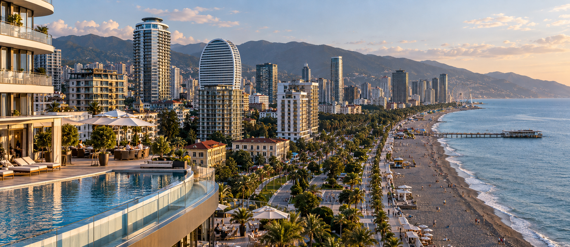 Adscharien ist in Georgien führend, was die Anzahl der Hotels angeht: Was bedeutet das für Batumi und den Immobilienmarkt?