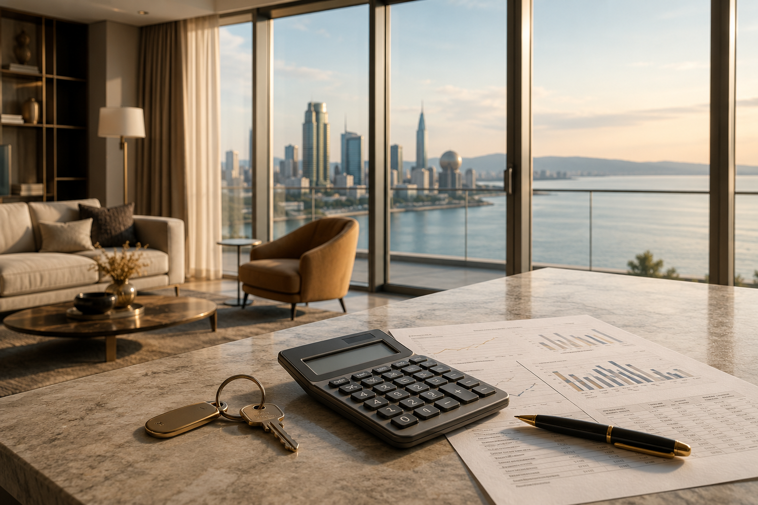 Rendimento di un appartamento a Batumi